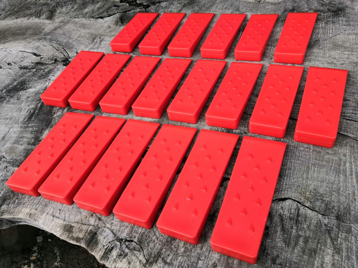 Box of x20 Eco 10 inch 25cm General Purpose Forestry Wedges