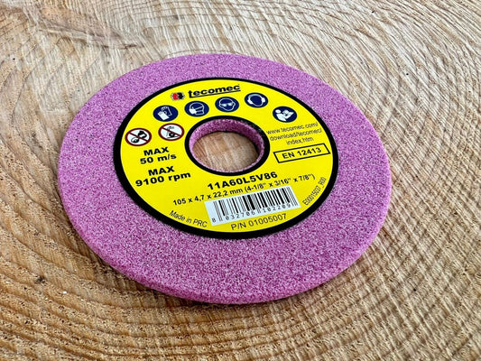 01005007 Tecomec Grinding Wheel 4.7mm 3/16 Sharpens 3/8 and .404 Chains