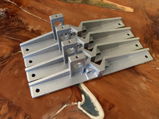 4XSMCB 4x Spare Cast Aluminium End Brackets [Mk III Mills]