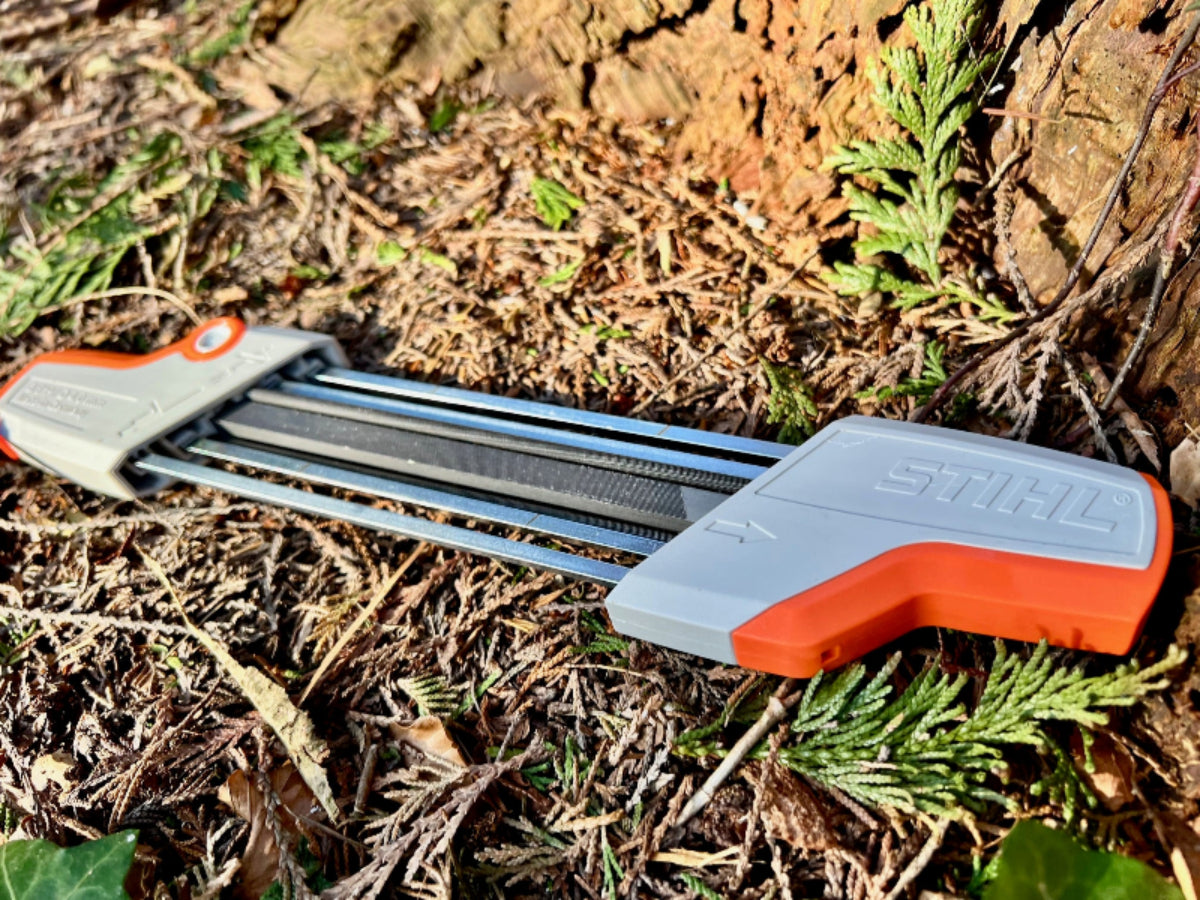 56057504303 Stihl 2 In 1 Easy File 4.0mm[5/32"] Sharpens 1/4 & 3/8 Lo Pro Chains