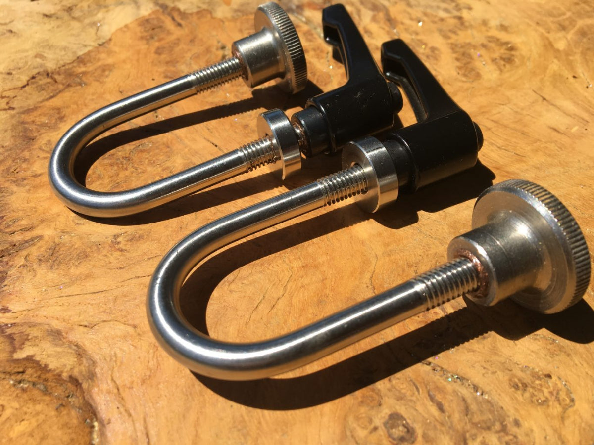 AL-STQR Pair of Quick Release Clamps for New Style Granberg End Brackets