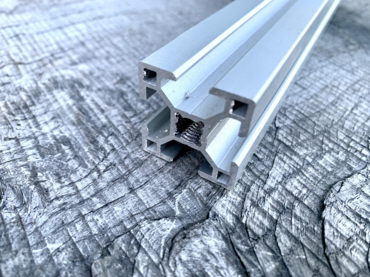 CM-A10-005 392mm Long 30x30mm Profile End Tapped Profile for Intersect
