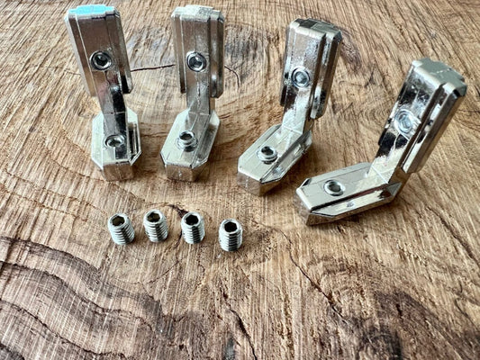 CM009A-4 Small Internal Corner Bracket for 30mm Profile Mills