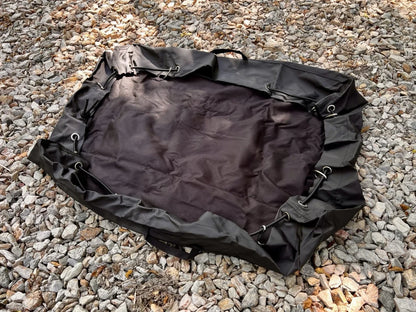 IBC Log Container Cover Heavy Duty Canvas Bungee and Hooks 2