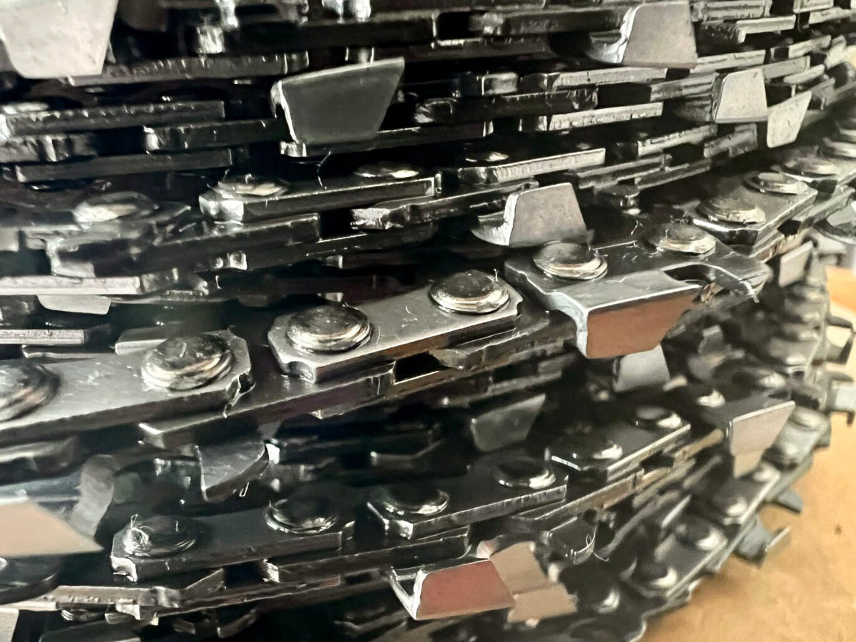 P-1/4-043-ML-100FT Panther Mini Full Chisel Chain [Unguarded Version] 1/4 .043[1.1mm] 100ft Reel = 2400 Drive Links [includes joiners and tie straps]