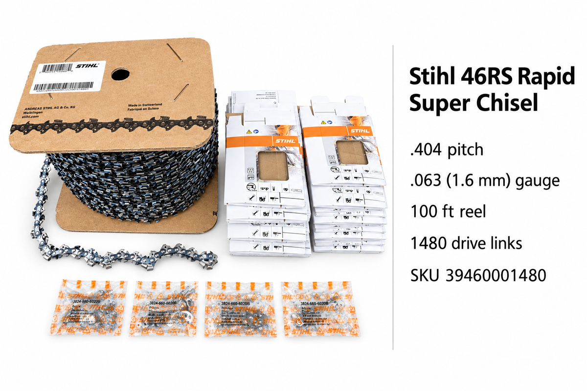 Stihl 46RS 100ft reel chainsaw chain