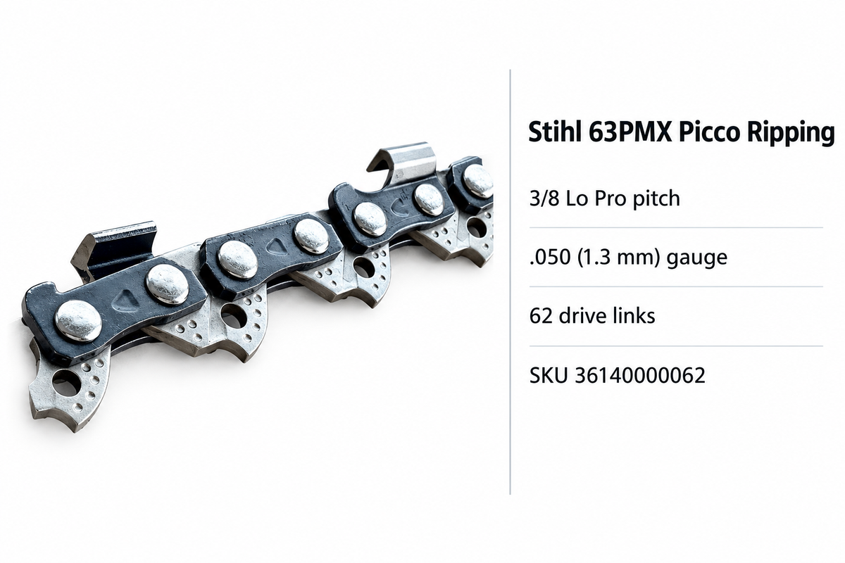 Stihl 63PMX 62 drive link 3/8 Lo Pro .050 gauge